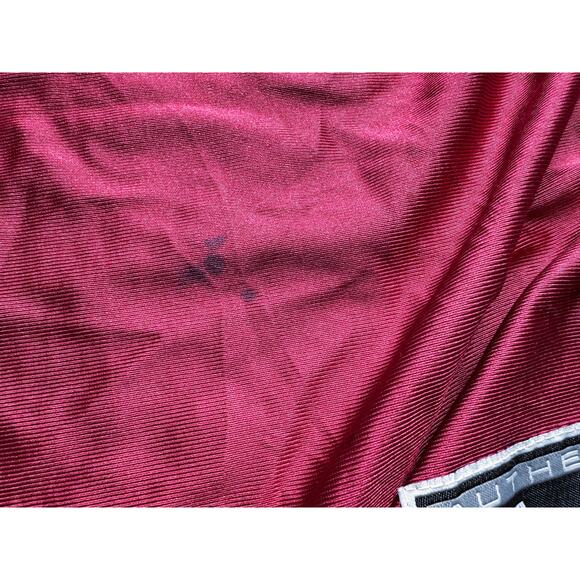 CAMBY #21 UMass 90s STARTER basketball jersey L red Amherst Minutemen vintage - Picture 6 of 11